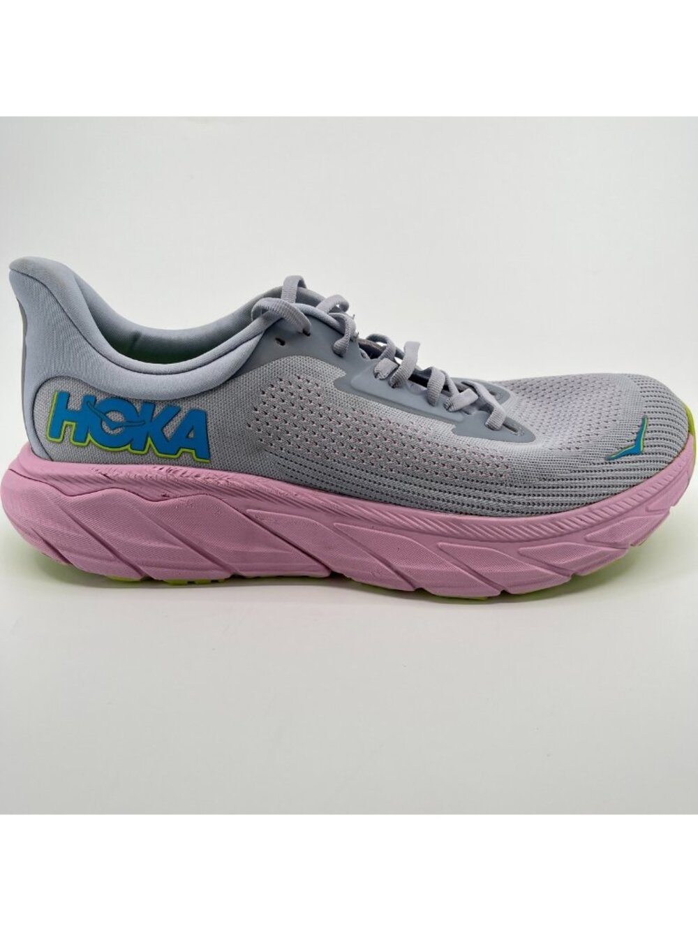 Hoka One One Arahi 7 Womens Size 12 Blue Pink Athletic Running Shoes Sneakers